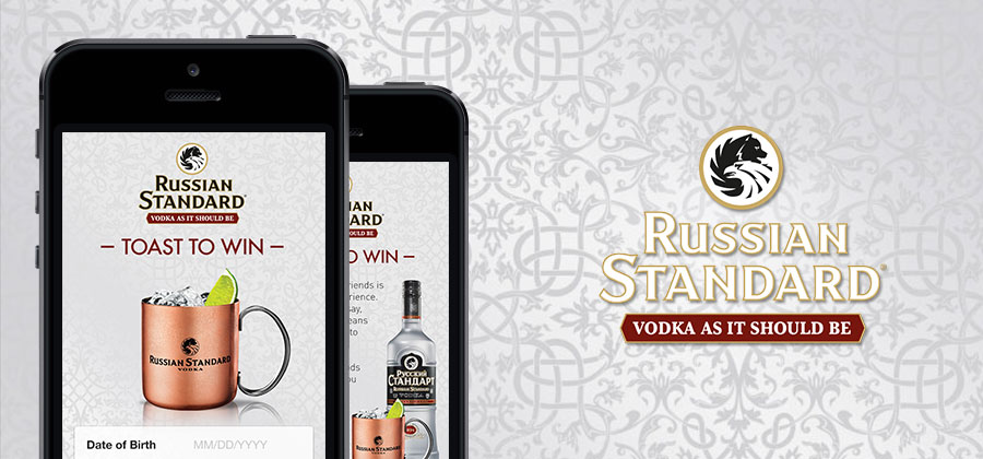 Russian Standard Vodka project screenshot
